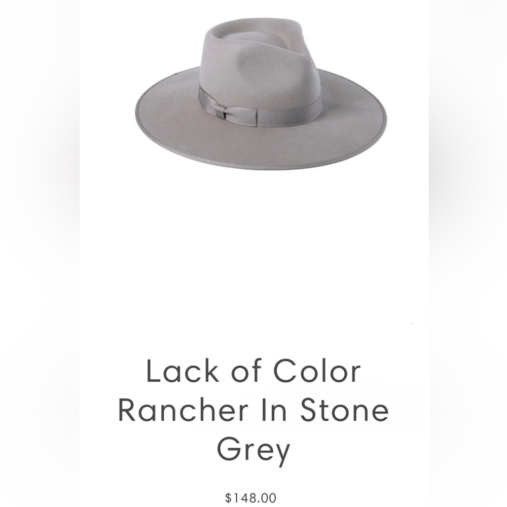 Lack of color hat